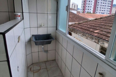 Apartamento com 1 dormitório à venda, 37 m² por R$ 300.000,00 - Campo Grande - Santos/SP