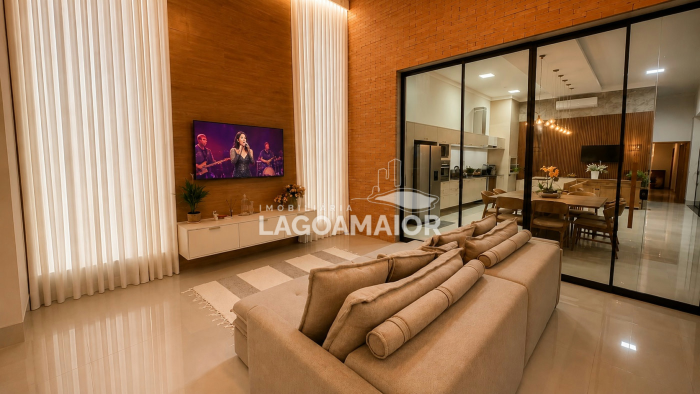 Casa à venda com 4 quartos, sendo 4 suítes, no condomínio Residencial Villa Dumont, Três Lagoas - MS