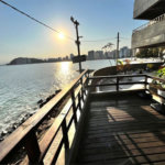 apartamento pé na areia com vista total para o mar em são vicente