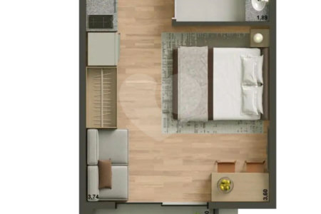Studio à venda com 1 quarto em Pinheiros, São Paulo, SP