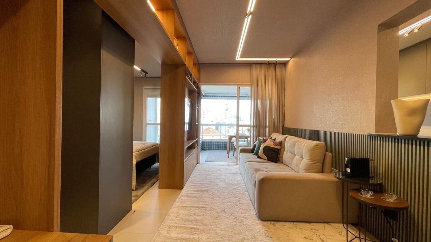 Apartamento com 1 dormitório à venda, 60 m² por R$ 990.000,00 - Boqueirão - Santos/SP