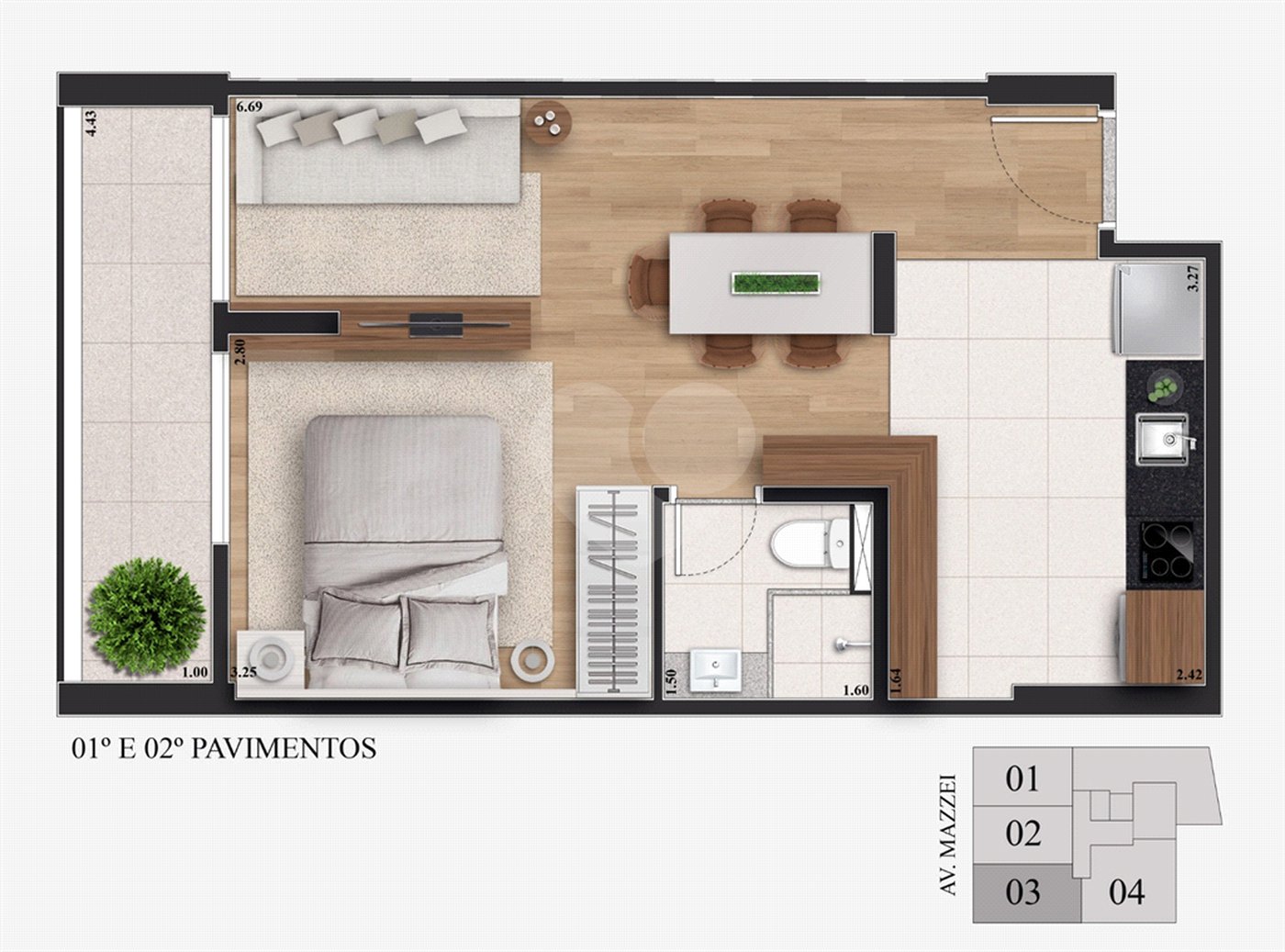 Apartamento à venda com 1 quarto em Vila Mazzei, São Paulo, SP