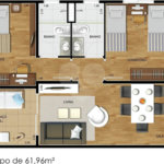 Apartamento à venda com 2 quartos, sendo 1 suíte, em Vila Galvão, Guarulhos, SP