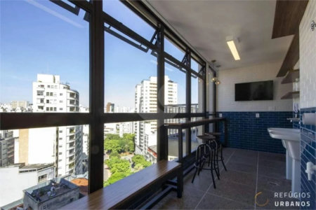 Studio com 29 m² no bairro da Republica - São Paulo - SmartStudio - vista e localização incríveis