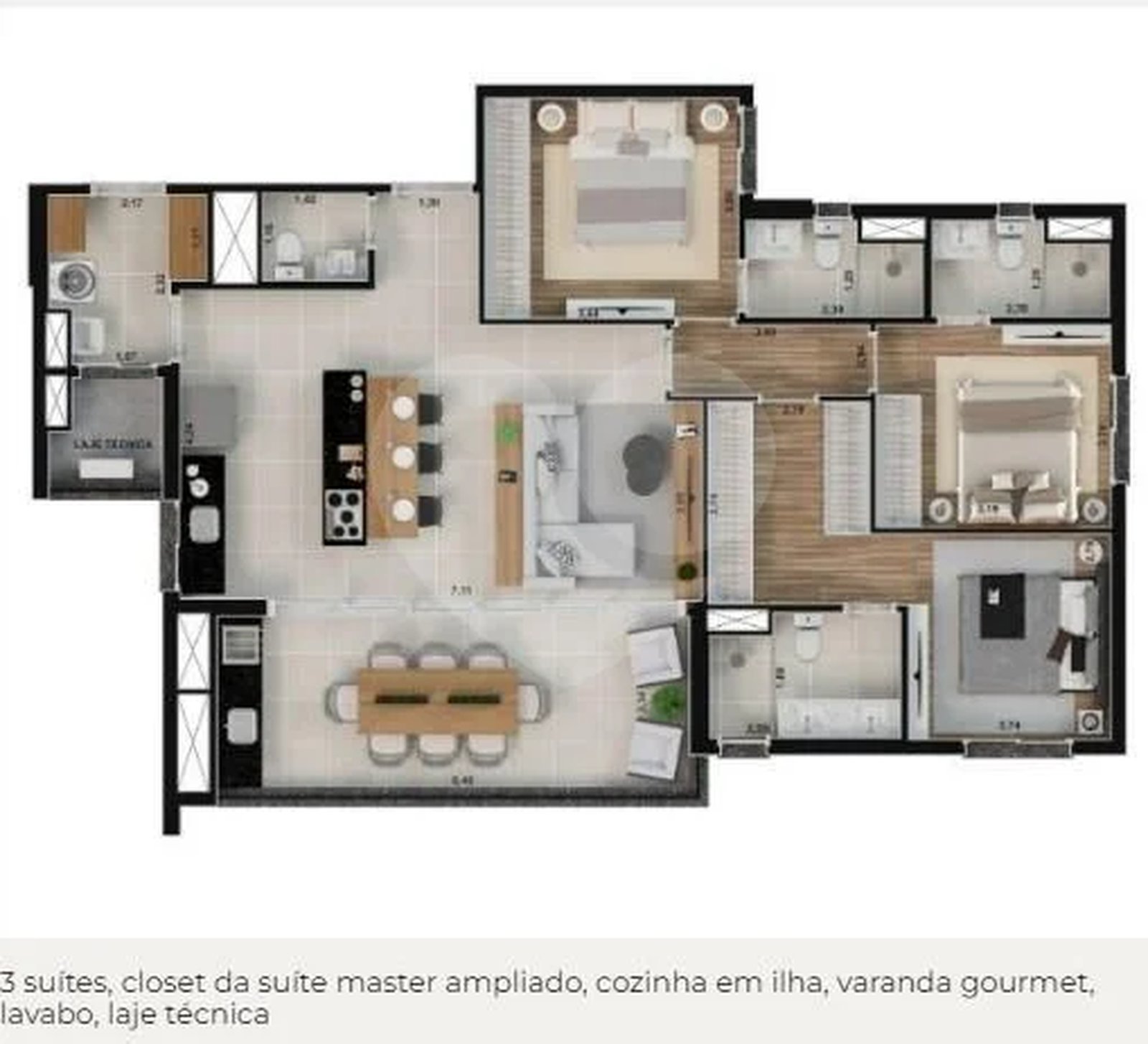Apartamento 116m²