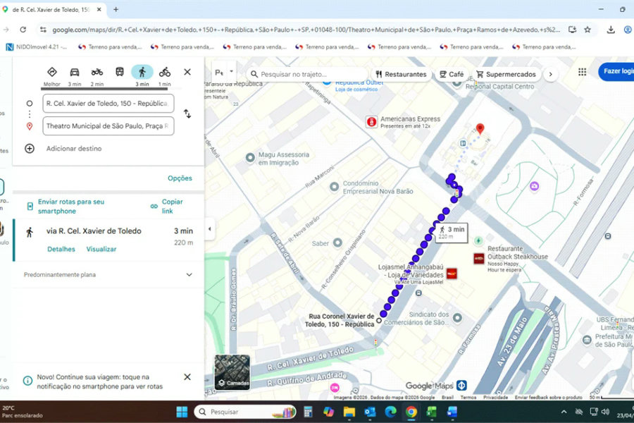 Sala Comercial para Venda ou Locação no Centro de São Paulo