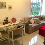 Apartamento em Bragança Paulista com 1 suíte, cozinha americana, varanda, 1 vaga garagem, área lazer com piscina e salão de festas