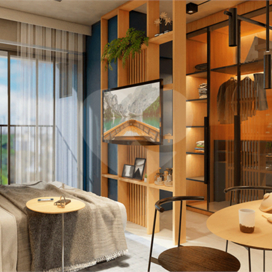 Studio à venda com 24,01m² – Nurban Santa Cecília (em obras)