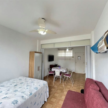 Apartamento com 1 dormitório à venda, 58 m² por R$ 400.000,00 - Barra Funda - Guarujá/SP
