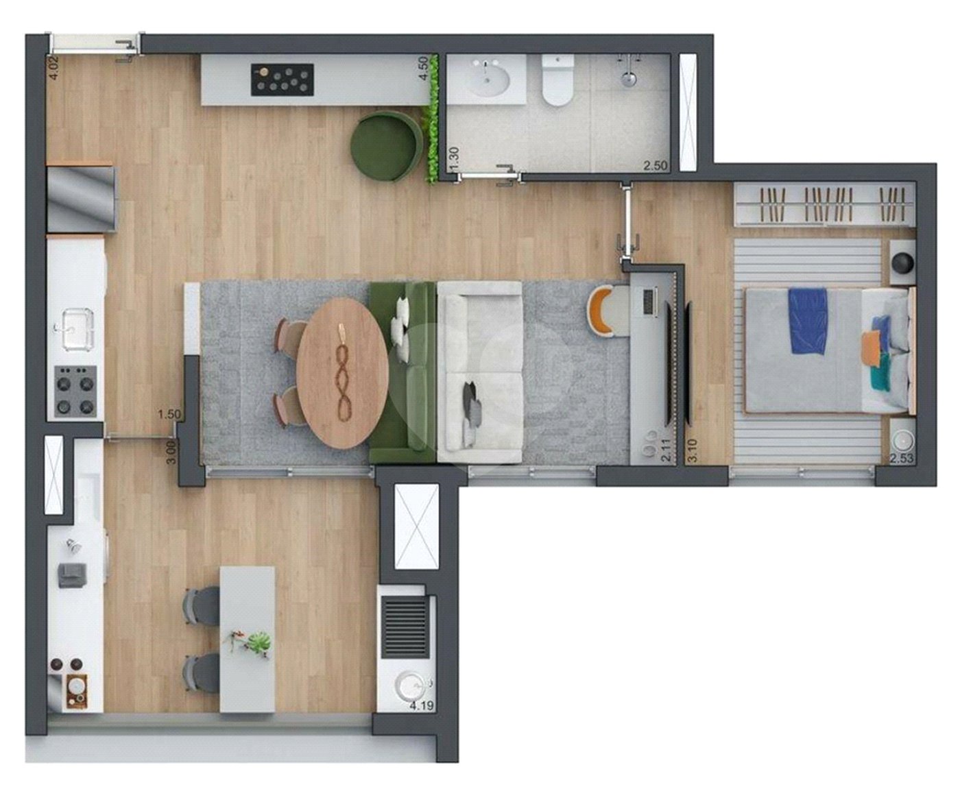 Apartamento à venda com 3 quartos, sendo 1 suíte,  em Vila Cordeiro, São Paulo, SP