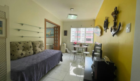 Apartamento com 1 dormitório à venda, 37 m² por R$ 390.000,00 - Boqueirão - Santos/SP