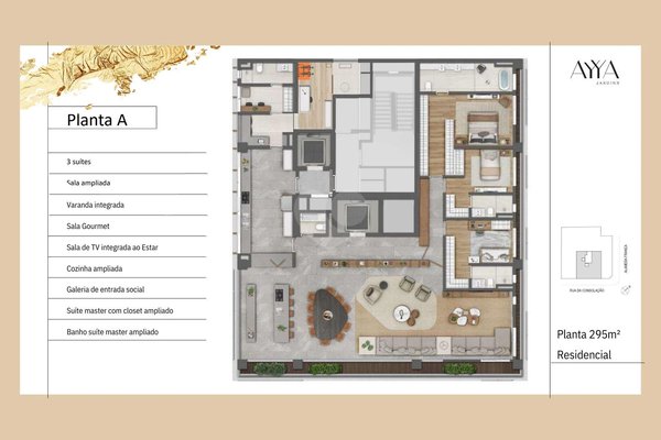 Apartamento 295m² 2