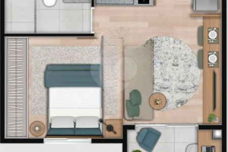 Studio à venda com 1 quarto em Perdizes, São Paulo, SP
