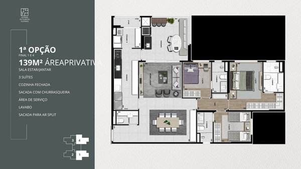 Apartamento 139m² 5