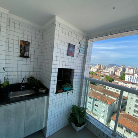 Apartamento à Venda no Embaré – Santos | 74 m² | 2 Dormitórios (1 Suíte) | Varanda Gourmet | Lazer Completo