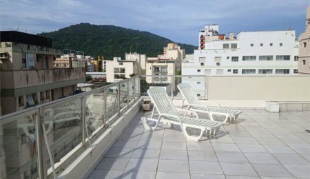 Cobertura com 3 dormitórios à venda, 112 m² por R$ 435.000,00 - Loteamento João Batista Julião - Guarujá/SP