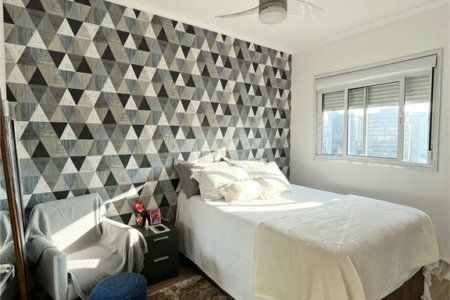 Apartamento à venda com 1 quarto em Brooklin Paulista, São Paulo, SP