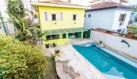 Casa, 360 m² - venda por R$ 5.000.000,00 ou aluguel por R$ 21.910,00 - Aparecida - Santos/SP