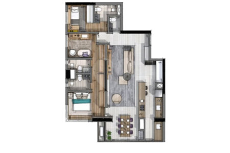 Apartamento à venda com 3 suítes em Jardim das Acácias, São Paulo, SP