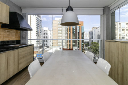 Apartamento para alugar com 1 suíte em Indianópolis, São Paulo, SP