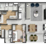 Apartamento à venda com 2 quartos, sendo 1 suíte, em Vila Espírito Santo, Sorocaba, SP