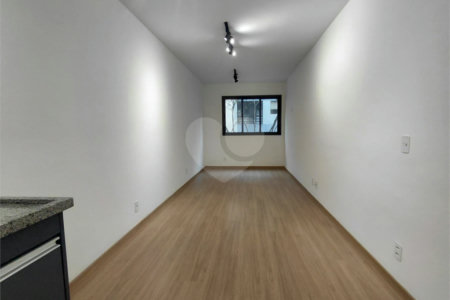 Studio de 26m² sala e quarto integrados 1 banheiro coworking, lavanderia, churrasqueira, salão de festas Vila Buarque