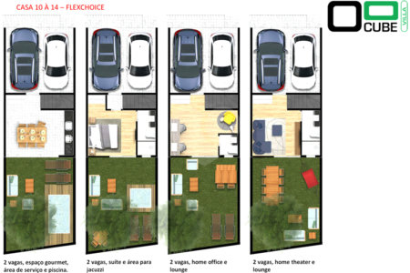 Casa à venda com 3 quartos, sendo 1 suíte, no condomínio Cube Villa, São Paulo - SP