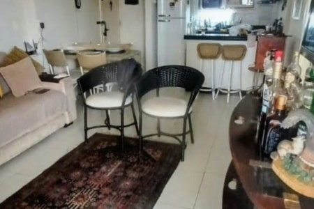 Flat com 1 dormitório à venda, 50 m² por R$ 645.000,00 - Boqueirão - Santos/SP