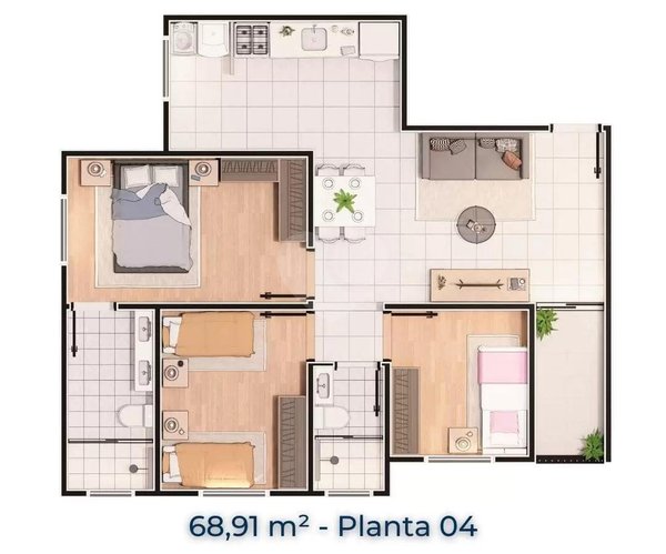 Apartamento 68m² 4