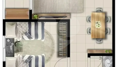 Apartamento à venda com 2 quartos, sendo 1 suíte,  em Atibaia Jardim, Atibaia, SP