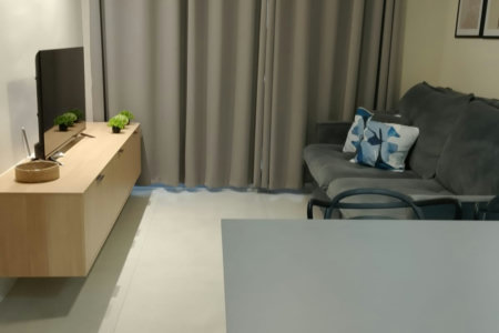 Apartamento à venda com 1 suíte em Caiçara, Praia Grande, SP