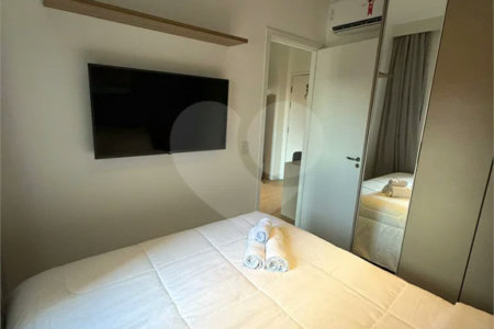 Studio HIS2 mobiliado 38m² na Liberdade, lazer completo, pronto para morar.