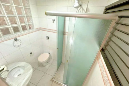 Apartamento com 2 dormitórios, 1 suíte, dependência de empregada à venda, 107 m² por R$ 640.000 - Marapé - Santos/SP