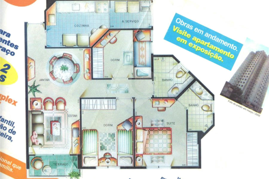 Apartamento à venda com 3 quartos, sendo 1 suíte, em Parada Inglesa, São Paulo, SP