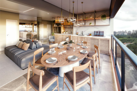 Apartamento à venda com 2 quartos, sendo 1 suíte, em Santo Amaro, São Paulo, SP