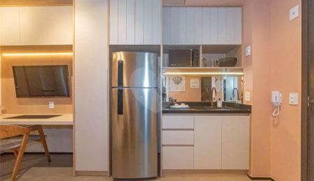 Studio à venda ou para alugar com 1 quarto em Brooklin Paulista, São Paulo, SP