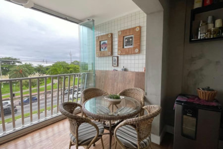 Apartamento com 3 dormitórios frente a praia à venda, 161 m² por R$ 2.200.000 - Gonzaga - Santos/SP