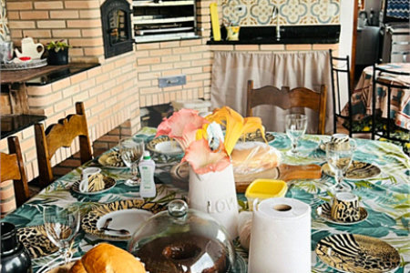 Chácara para alugar com 4 quartos, sendo 2 suítes,  no Centro (canguera), São Roque, SP