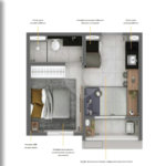 Apartamento à venda com 1 quarto em Pinheiros, São Paulo, SP