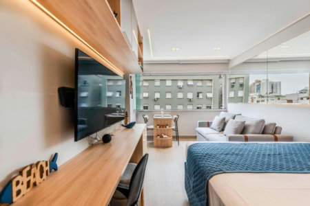 Apartamento com 1 dormitório à venda, 31 m² por R$ 550.000,00 - Boqueirão - Santos/SP