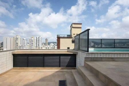 Cobertura com 1 dormitório à venda, 112 m² por R$ 921.000,00 - Pompéia - Santos/SP