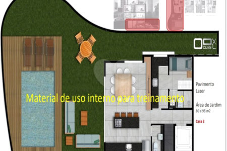 Casa à venda com 4 suítes no condomínio Cube Cidade Jardim, São Paulo - SP