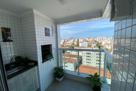 Apartamento à Venda no Embaré – Santos | 74 m² | 2 Dormitórios (1 Suíte) | Varanda Gourmet | Lazer Completo