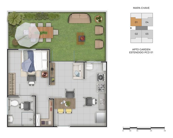 Apartamento 60m² 3