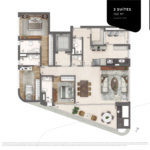 Apartamento à venda com 3 suítes em Vila Olímpia, São Paulo, SP