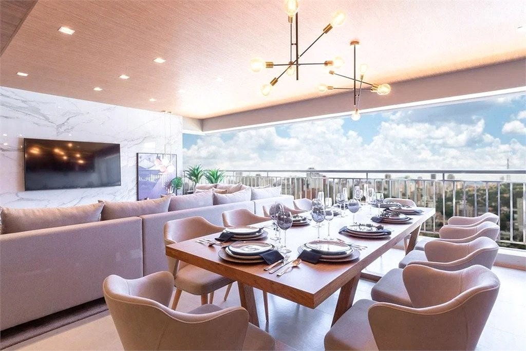 Apartamento novo com 129m² na Mooca com 2 suítes e 2 vagas.