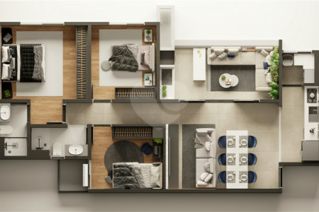 Apartamento à venda com 3 quartos, sendo 1 suíte, em Vila Faustina Ii, Valinhos, SP