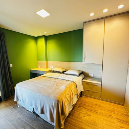Flat com 1 dormitório para alugar, 43 m² por R$ 7.500,00/mês - Boqueirão - Santos/SP