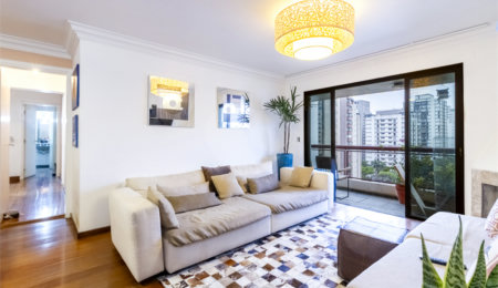 Apartamento à venda com 4 quartos, sendo 1 suíte,  em Indianópolis, São Paulo, SP