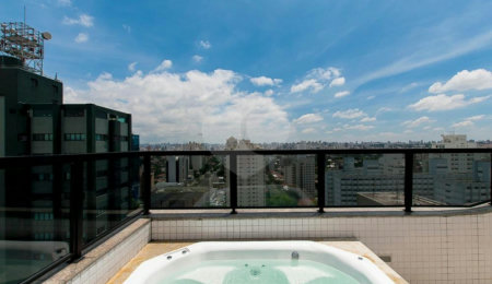 Cobertura à venda com 2 quartos, sendo 1 suíte, em Campo Belo, São Paulo, SP
